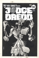 Judge Dredd #3 cover Eagle By Bolland Comic Art